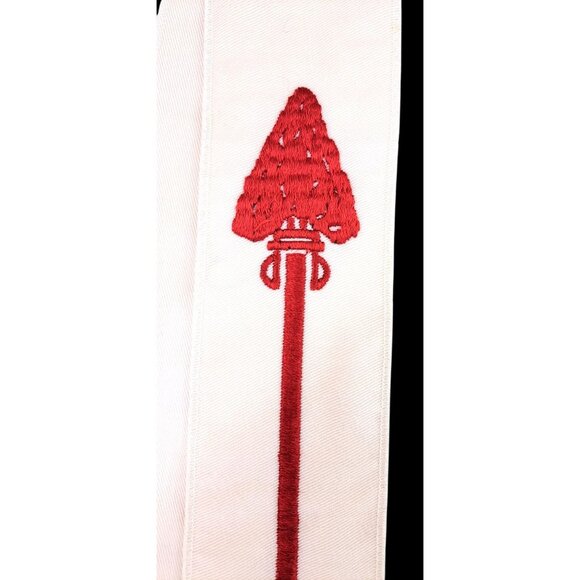 Vintage Boy Scout Order Of The Arrow Ordeal Sash Red White Honor Scouting Award - Picture 3 of 4